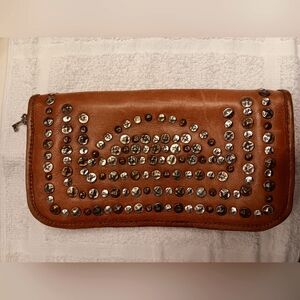 Viola Castellani Leather Clutch